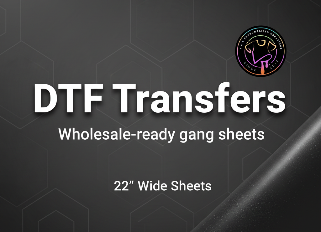 DTF Transfers 22" Gang Sheet New Builder
