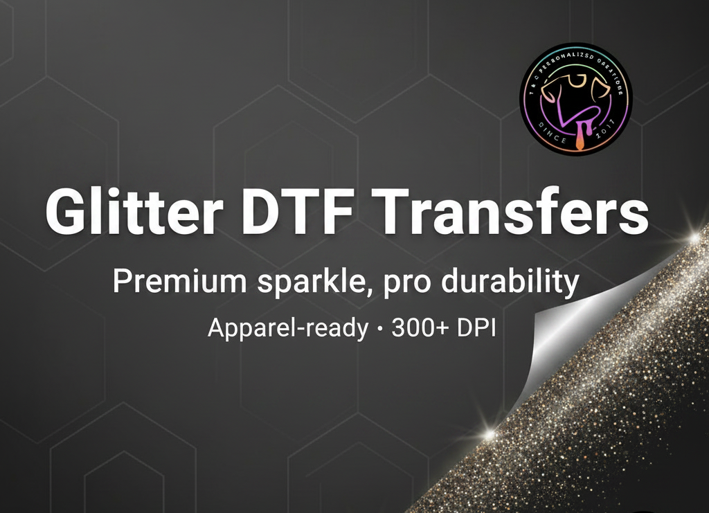 Glitter DTF Transfers 12" Gang Sheet