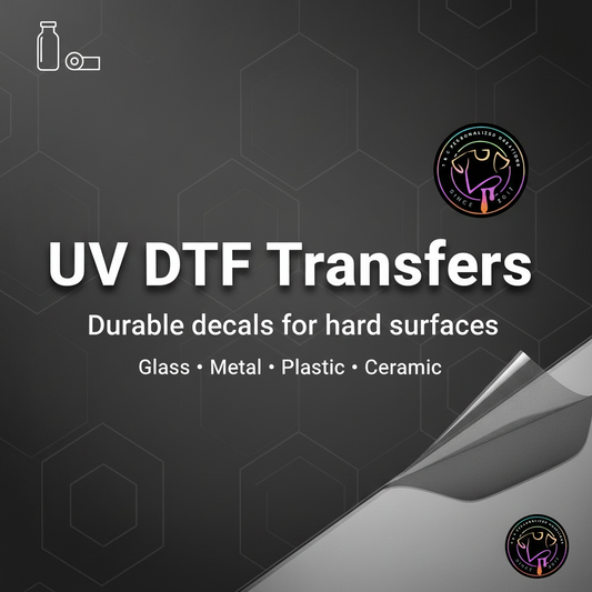 UV DTF Transfers 11" wide Gang Sheet for Hard Surfaces