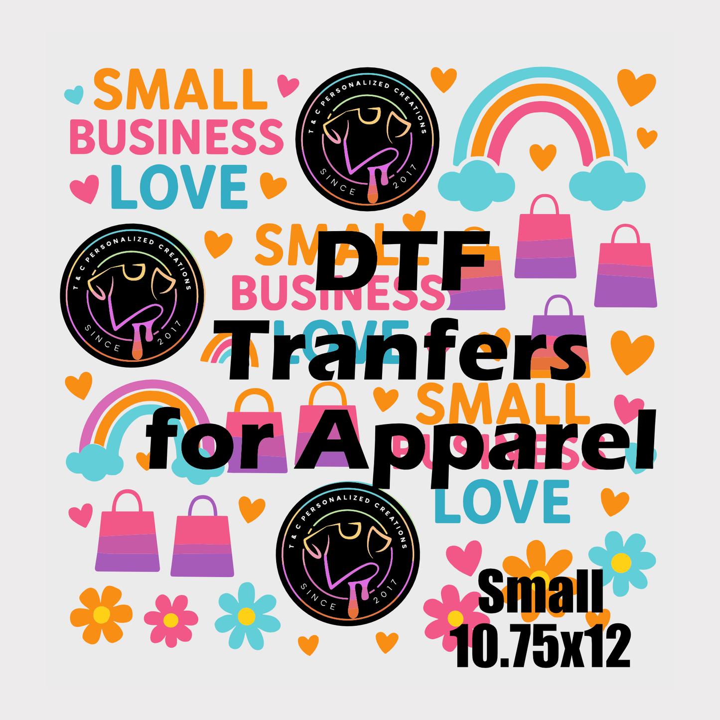 DTF Gang Sheet 12x10.75 = 1 Foot Only
